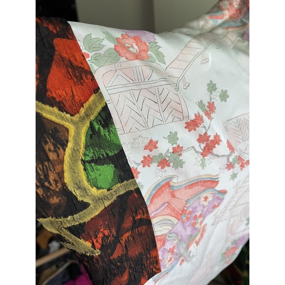 Yasuko Bloom Hauri from Vintage Hand Painted Japanese Kimono Silk JANM - Picture 10 of 11